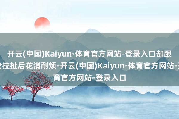 开云(中国)Kaiyun·体育官方网站-登录入口却跟系统多轮拉扯后花消耐烦-开云(中国)Kaiyun·体育官方网站-登录入口