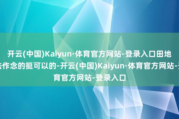 开云(中国)Kaiyun·体育官方网站-登录入口田地和念念法作念的挺可以的-开云(中国)Kaiyun·体育官方网站-登录入口