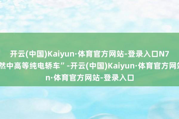 开云(中国)Kaiyun·体育官方网站-登录入口N7定位“超欢然中高等纯电轿车”-开云(中国)Kaiyun·体育官方网站-登录入口