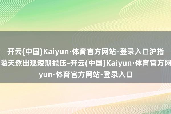 开云(中国)Kaiyun·体育官方网站-登录入口沪指在4000点关隘天然出现短期抛压-开云(中国)Kaiyun·体育官方网站-登录入口